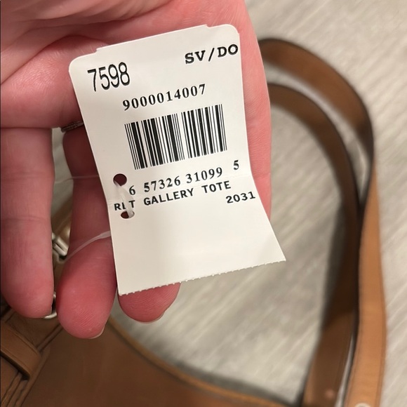 Rare Vintage Coach Large Gallery Tote Bag 7598 - Picture 6 of 10